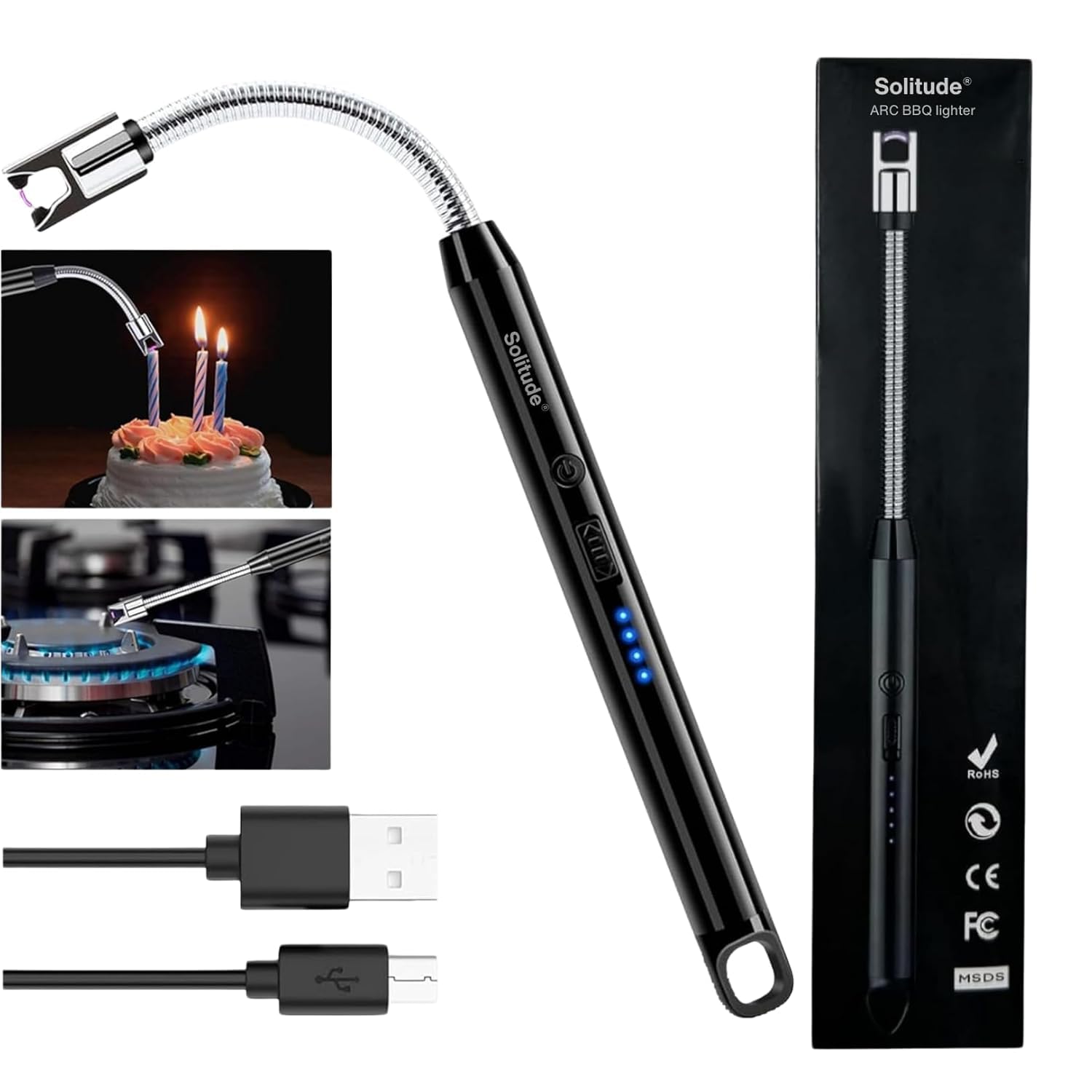 Electric Lighter Rechargeable with 1 Year Warranty